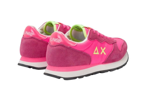 Scarpe Sun68 sneaker Girls's Ally solid teen fuxia fluo ZS25SU04 Z35401T