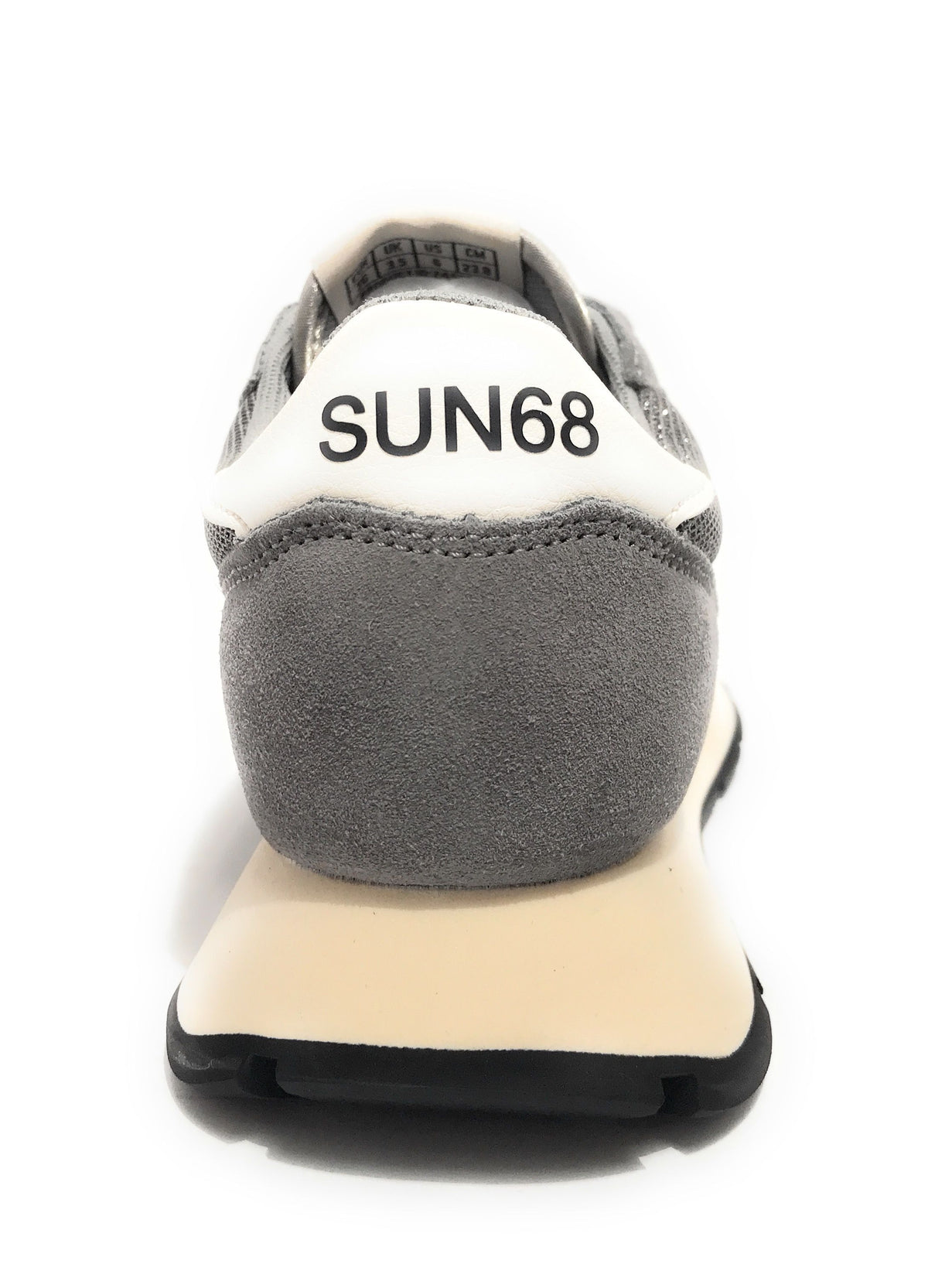 Sneaker Sun68 Ally glitter textile grigio medio D26SU02 Z45204