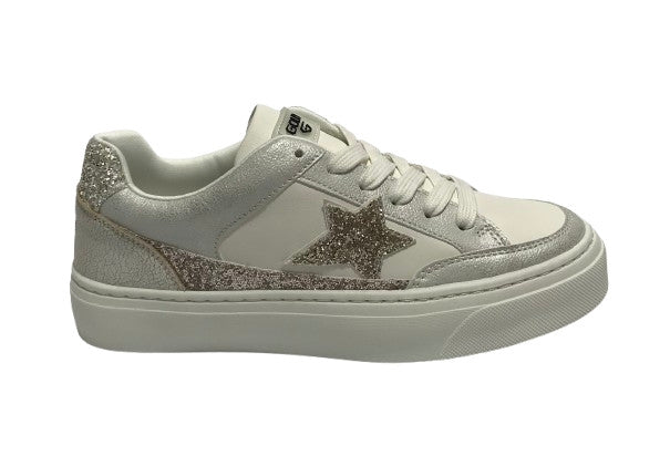 Sneaker donna Gold&gold bianco/ silver DS25GG29 GB941