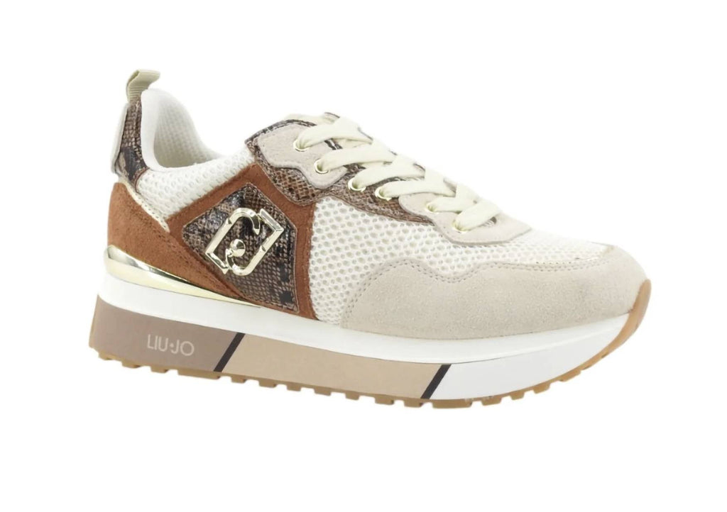 Sneaker donna Liu-Jo Maxi Wonder 01 beige/ multicolor D26LJ30 BF5009 PX684