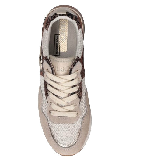 Sneaker donna Liu-Jo Maxi Wonder 01 beige/ multicolor D26LJ30 BF5009 PX684