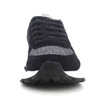 Sneaker Sun68 Ally glitter textile nero D26SU17 Z45204