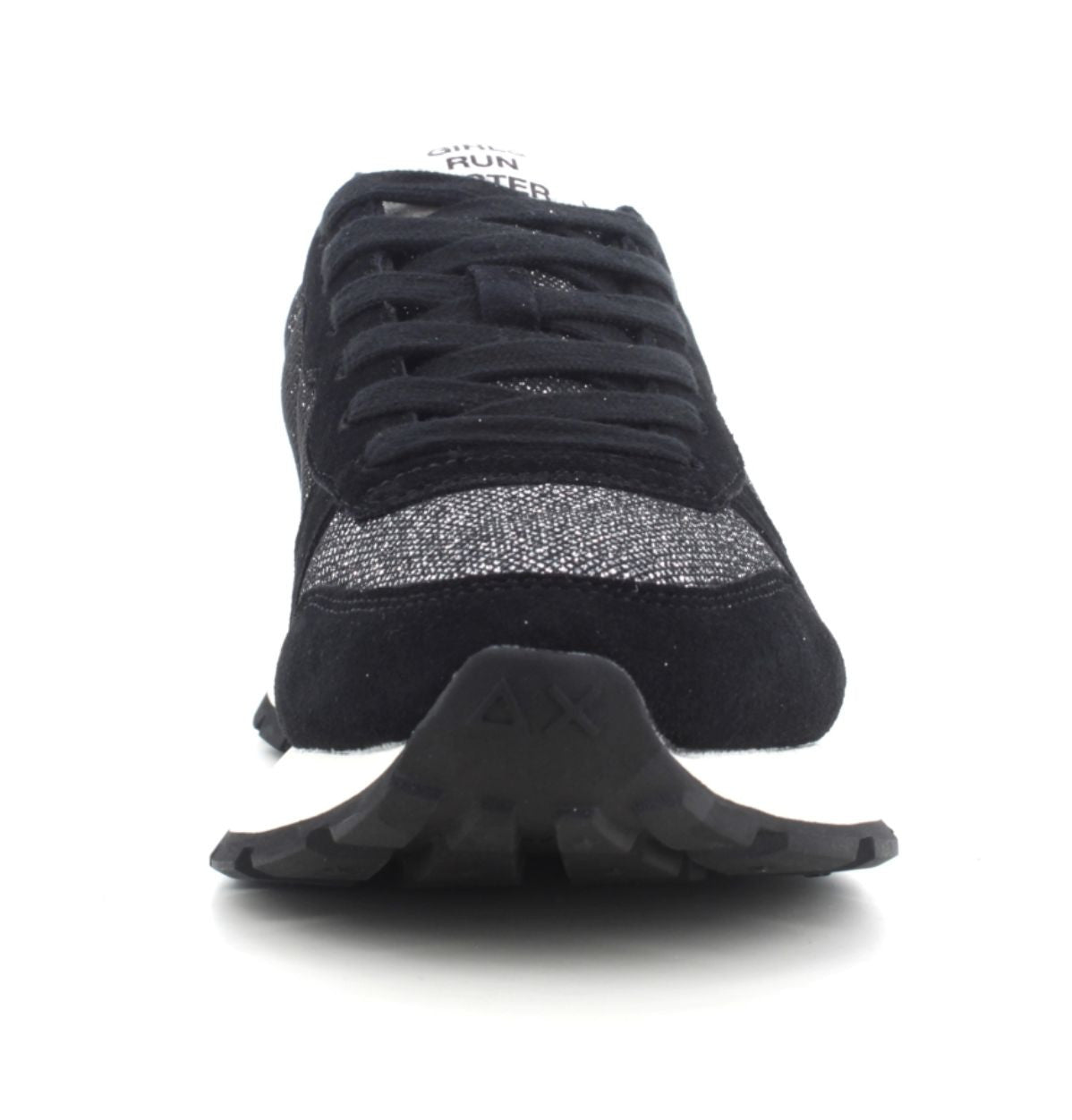 Sneaker Sun68 Ally glitter textile nero D26SU17 Z45204