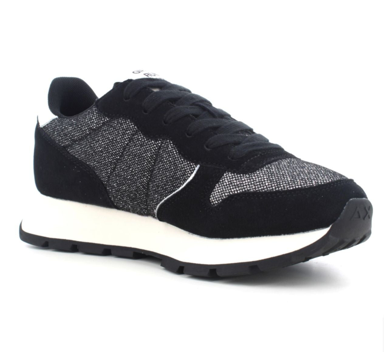 Sneaker Sun68 Ally glitter textile nero D26SU17 Z45204
