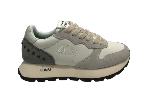 Sneaker Sun68 Ally studs bianco panna D26SU03 Z45206
