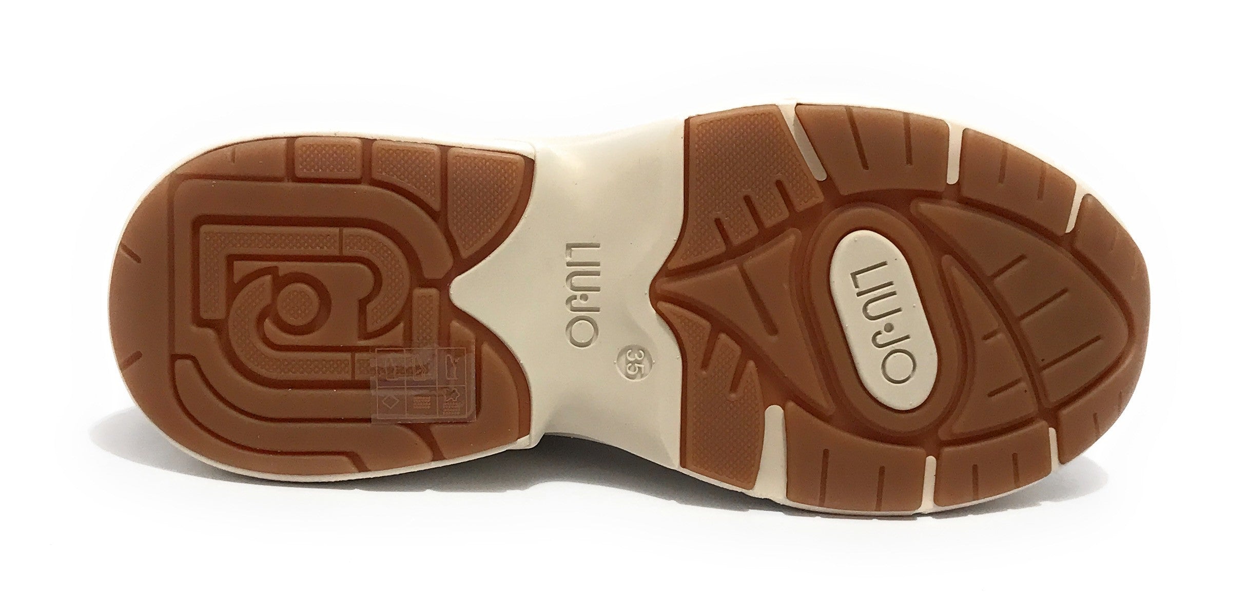 Sneaker donna Liu-Jo LJ01 02 milk/ light gold D26LJ21 BF5019 PX701 S1874