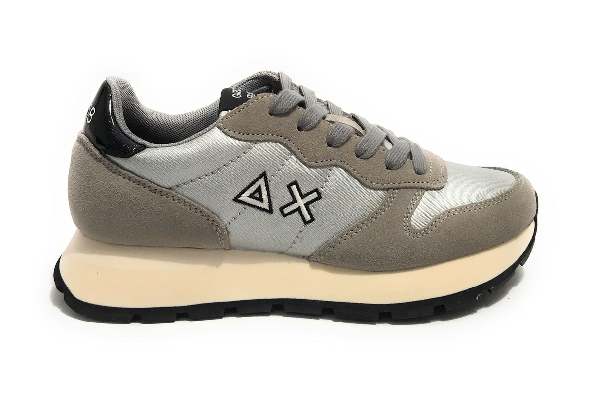 Sneaker Sun68 Ally bright nylon argento D26SU05 Z45203