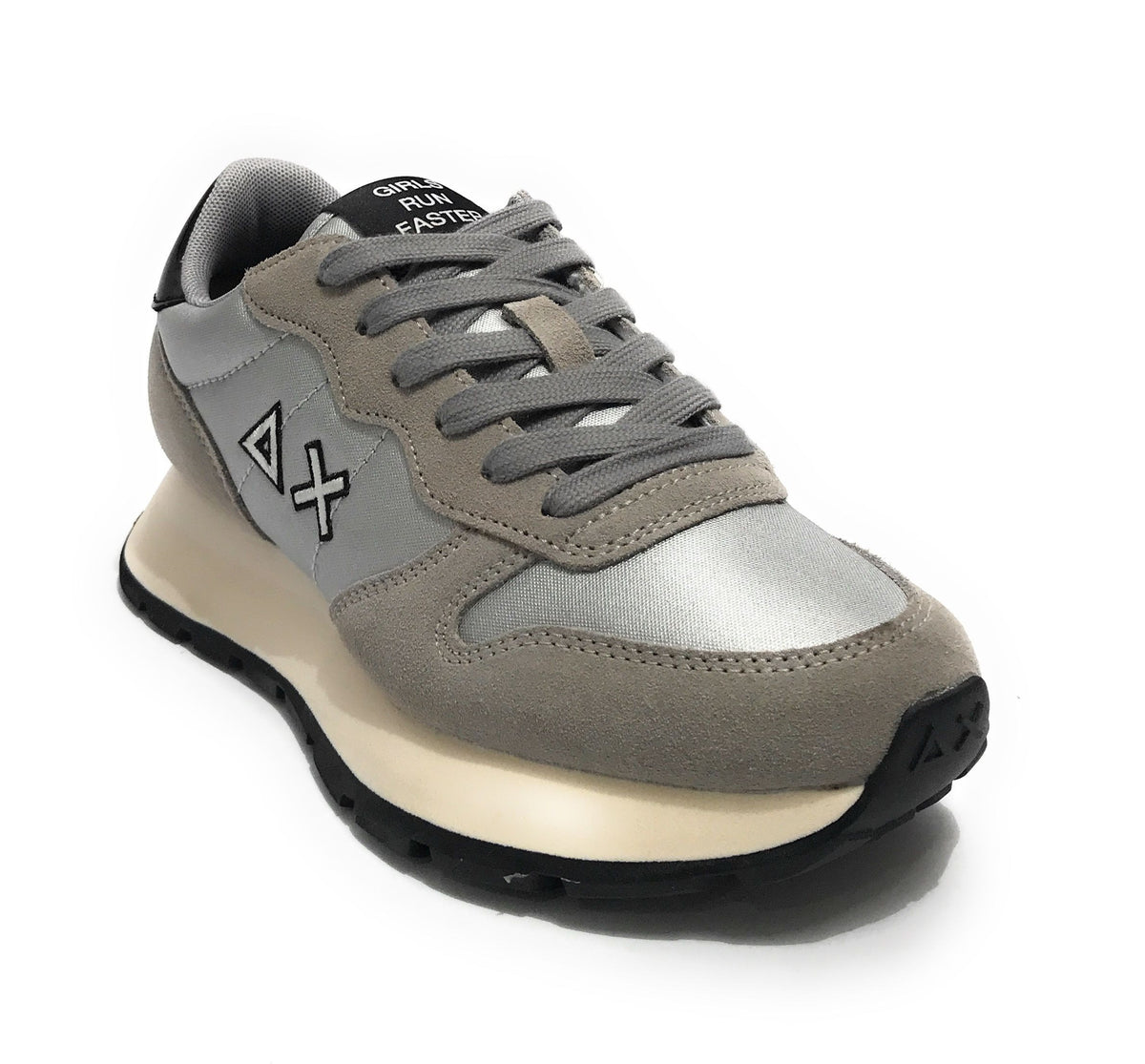Sneaker Sun68 Ally bright nylon argento D26SU05 Z45203