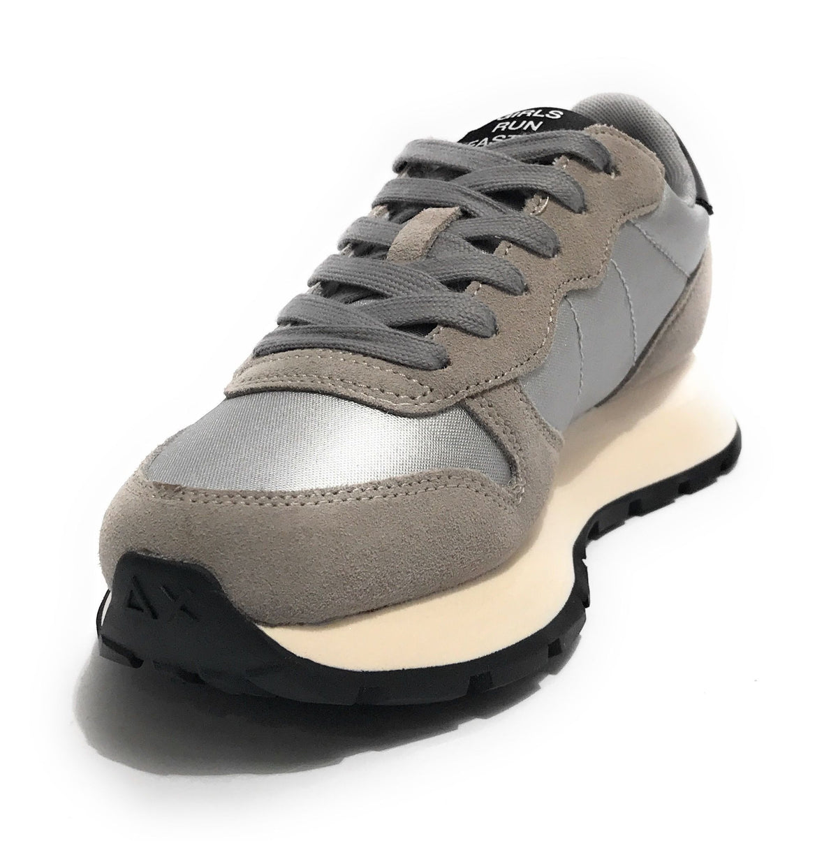 Sneaker Sun68 Ally bright nylon argento D26SU05 Z45203