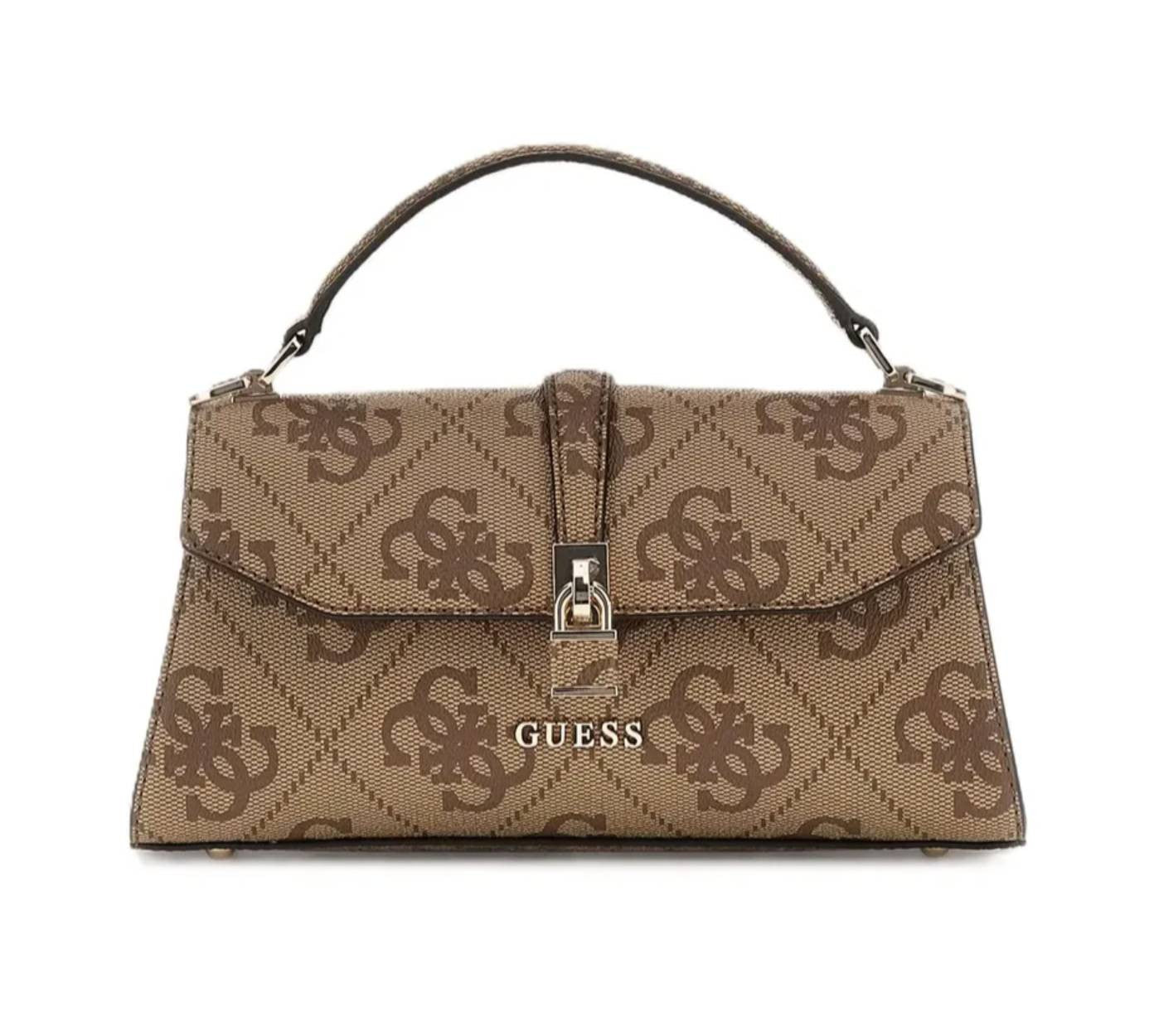Borsa a mano/ tracolla Queensland latte logo B26GU89 OS965520