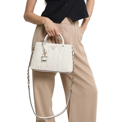 Borsa donna Guess a mano/tracolla Aldina white B26GU91 GG966306