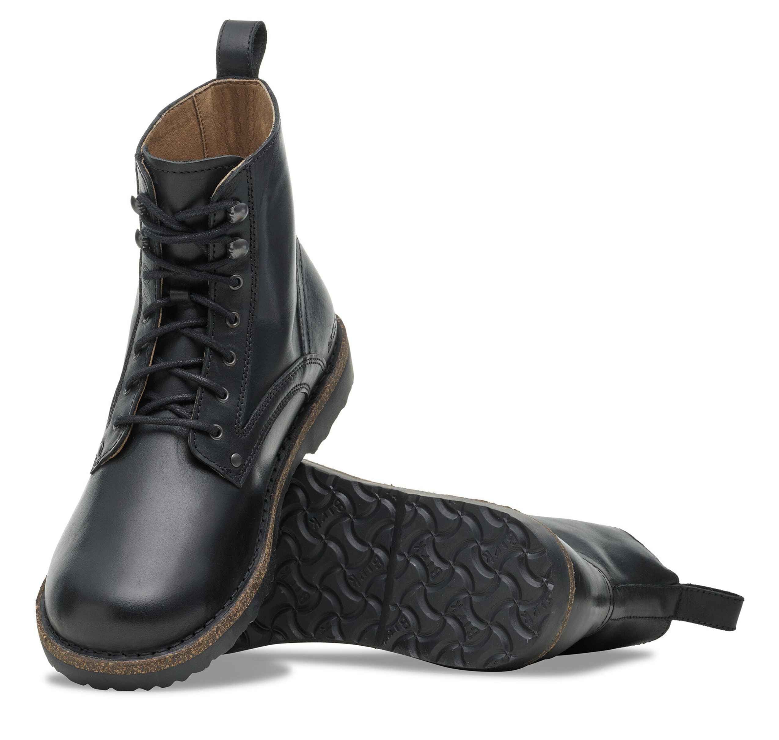 Stivaletto Birkenstock anfibio Bryson uomo in pelle nero U26BI02 1030108