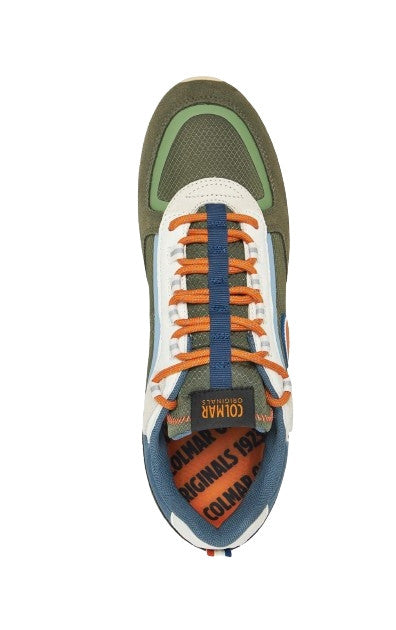 Sneaker uomo Colmar Travis Expedition 076 military green/ multicolor US25CO23