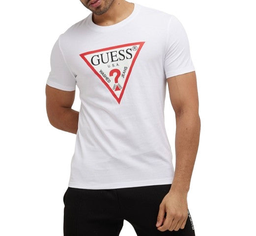 T-shirt Guess logo triangolo white ES25GU17 M2YI71I3Z14