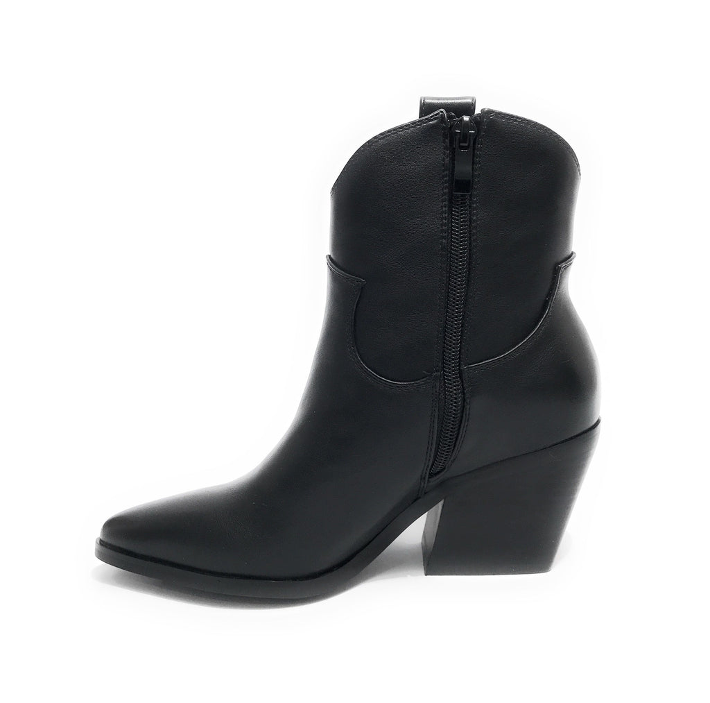 Scarpe donna Gold&gold stivaletto texano ecopelle nero DS24GG02 GU223