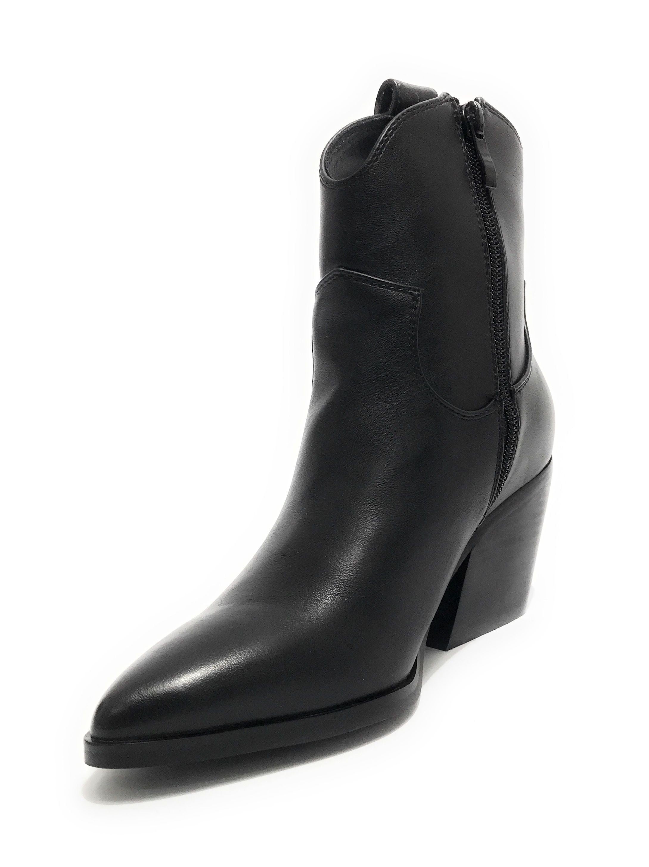 Scarpe donna Gold&gold stivaletto texano ecopelle nero DS24GG02 GU223