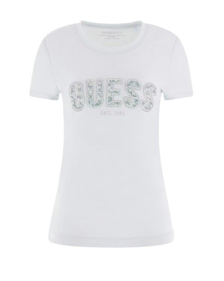 T-shirt donna Guess azzurro ES25GU73 W5GI04J1314