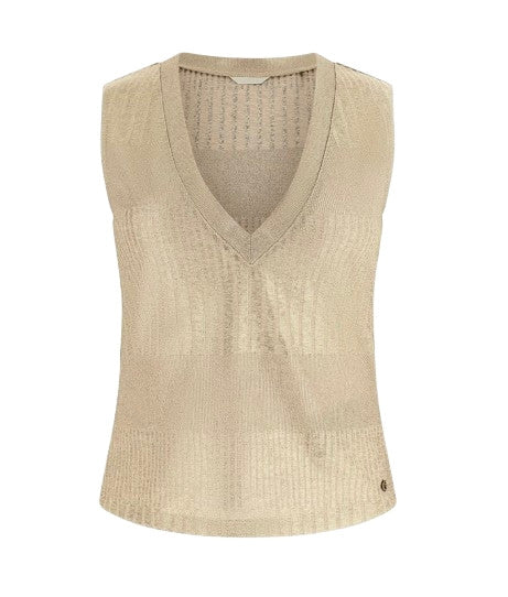 Top donna Guess canotta oro ES26GU22 W6RP10KC812