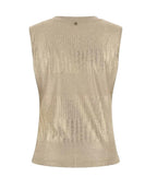 Top donna Guess canotta oro ES26GU22 W6RP10KC812