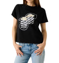 T-shirt donna Guess stampata nero ES26GU27 W6RI28I3Z14