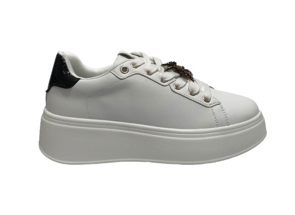 Sneaker donna Gold&gold bianco/nero DS25GG15 GB916