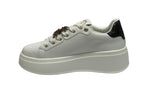 Sneaker donna Gold&gold bianco/nero DS25GG15 GB916
