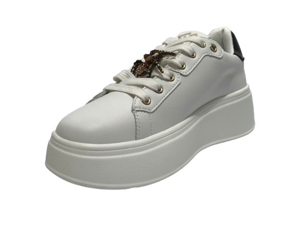 Sneaker donna Gold&gold bianco/nero DS25GG15 GB916