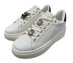 Sneaker donna Gold&gold bianco/nero DS25GG15 GB916