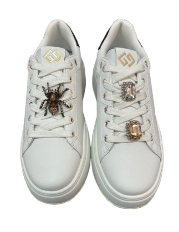 Sneaker donna Gold&gold bianco/nero DS25GG15 GB916