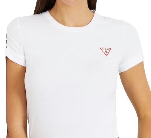 T-shirt donna Guess Mini tringle tee white ES24GU15  W2YI44J1314