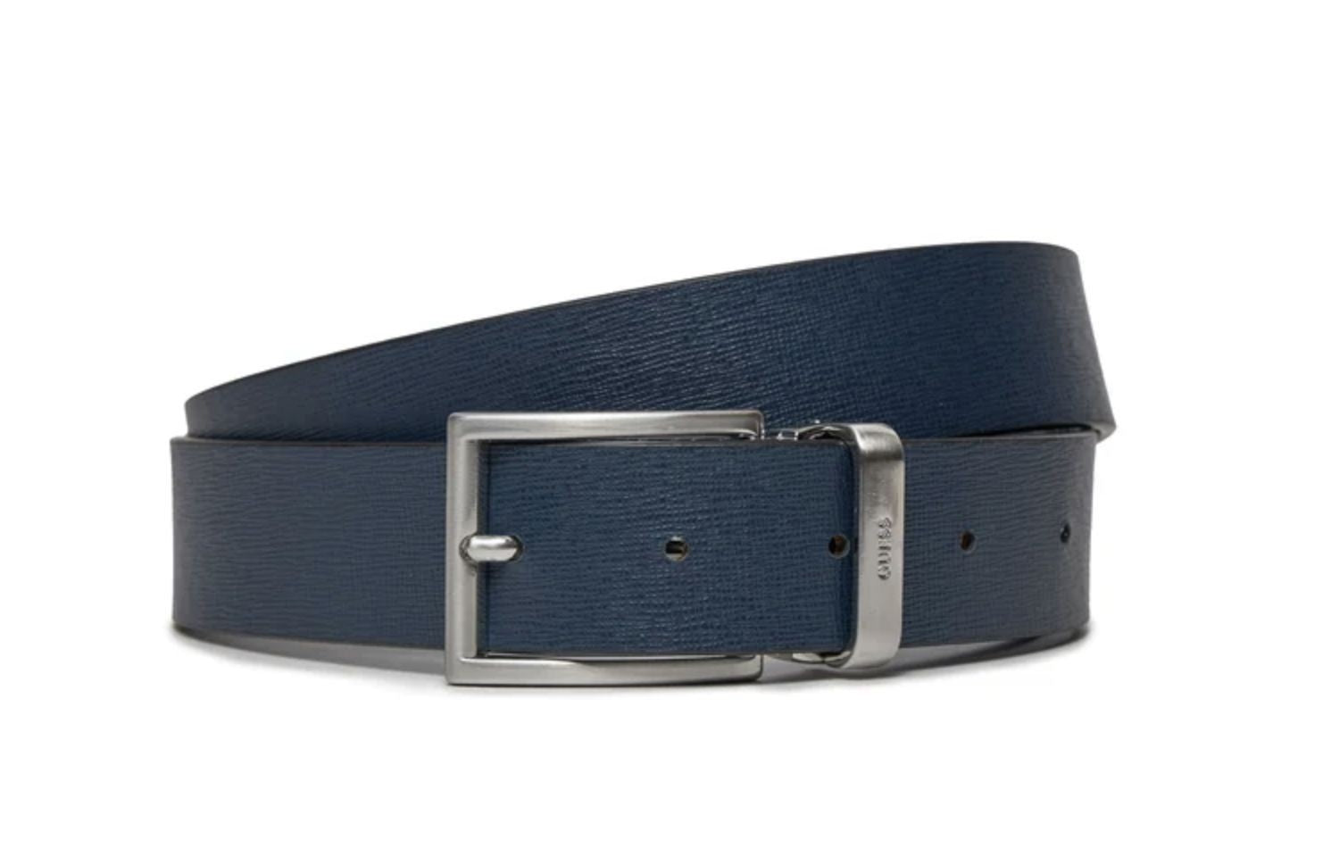 Cinta uomo Guess Vezzola reversibile in ecopelle blu CS24GU42 BM7541LEA35