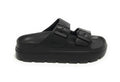 Scarpe donna sandalo/ ciabatta Gold&gold in gomma nero DS24GG16 FL256