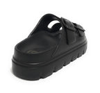 Scarpe donna sandalo/ ciabatta Gold&gold in gomma nero DS24GG16 FL256