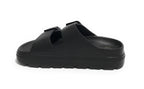 Scarpe donna sandalo/ ciabatta Gold&gold in gomma nero DS24GG16 FL256