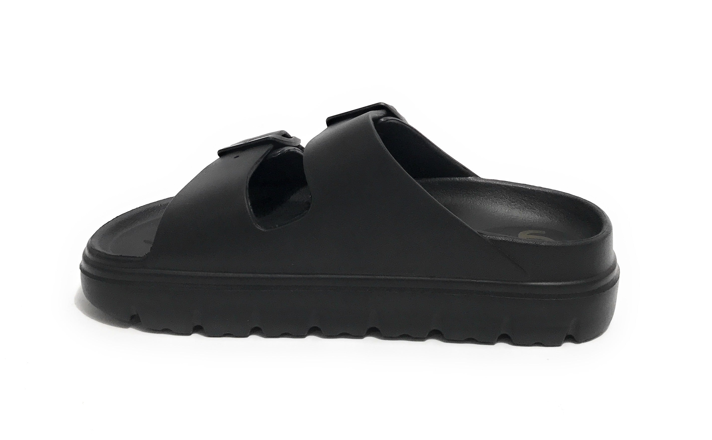 Scarpe donna sandalo/ ciabatta Gold&gold in gomma nero DS24GG16 FL256