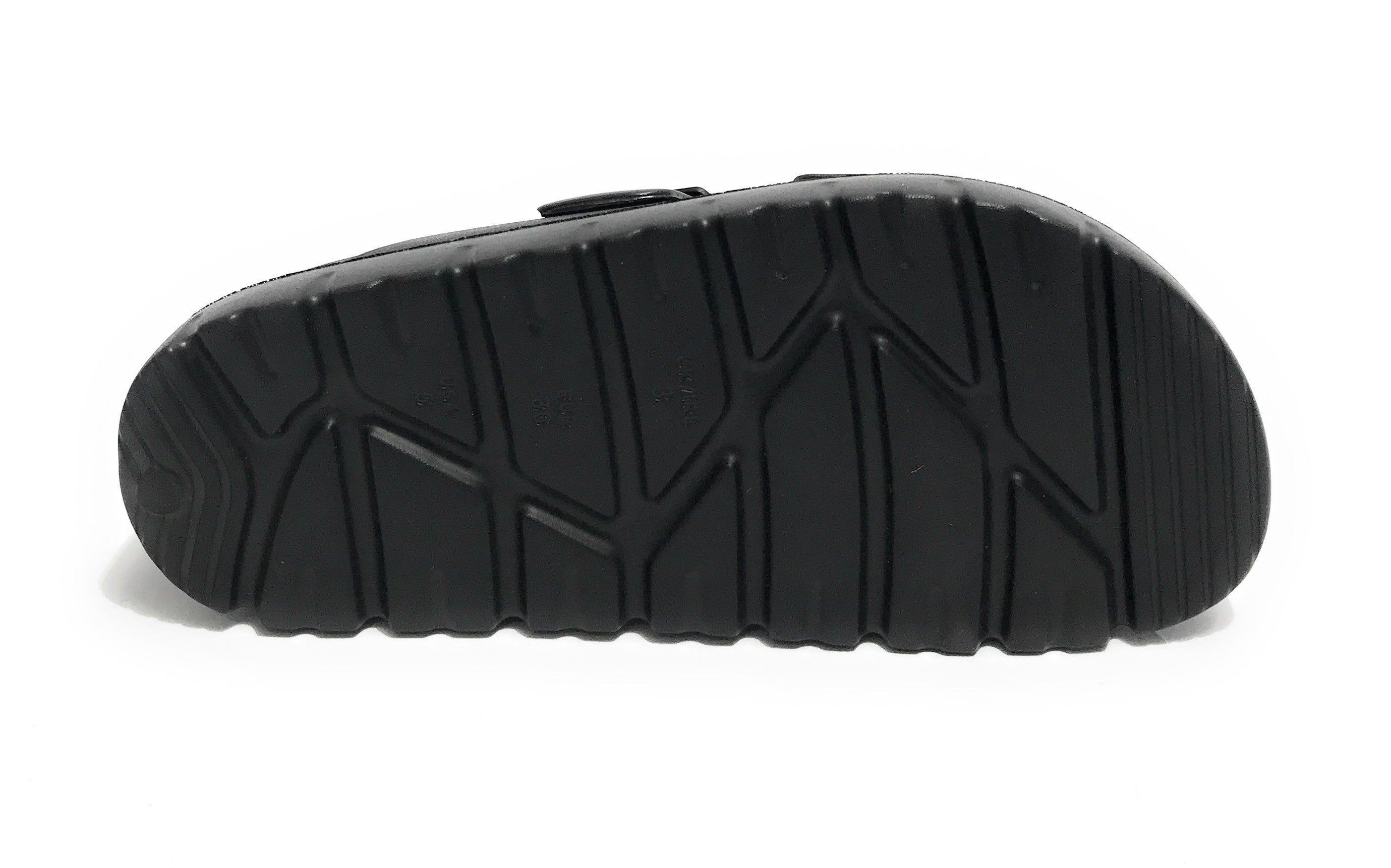 Scarpe donna sandalo/ ciabatta Gold&gold in gomma nero DS24GG16 FL256