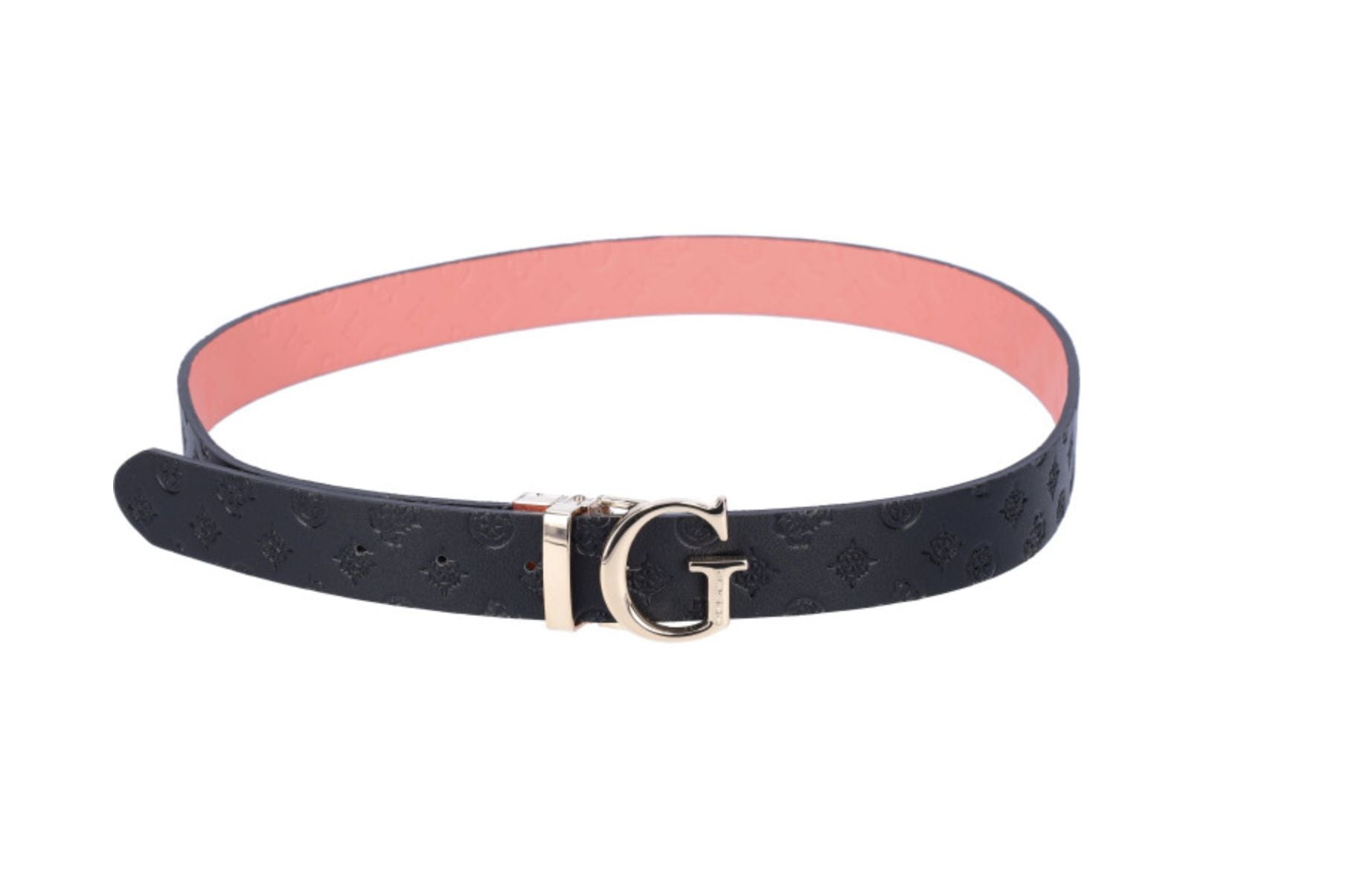 Cinta donna Guess ARLN adjustable/ reversible belt nero/ rosa C25GU16 BW9159P4330