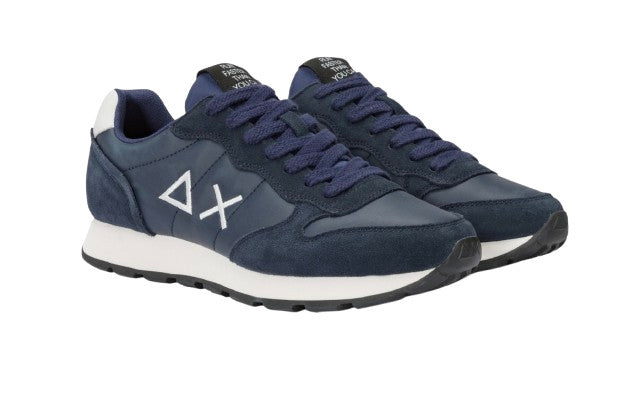 Sneaker running Sun68 Tom Classic pelle/ ecopelle navy blue U25SU20 Z44104