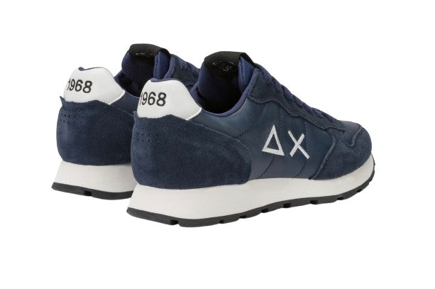 Sneaker running Sun68 Tom Classic pelle/ ecopelle navy blue U25SU20 Z44104
