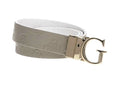 Cinta donna Guess Gerty adjustable/ reversible grigio/ bianco 4G logo CS25GU07 BW7861P3430