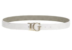 Cinta donna Guess Gerty adjustable/ reversible grigio/ bianco 4G logo CS25GU07 BW7861P3430
