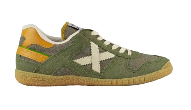 Sneaker Uomo Munich Goal verde army US25MU02 1609