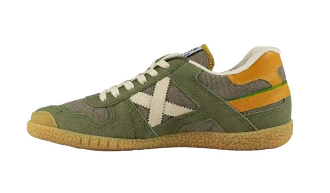 Sneaker Uomo Munich Goal verde army US25MU02 1609