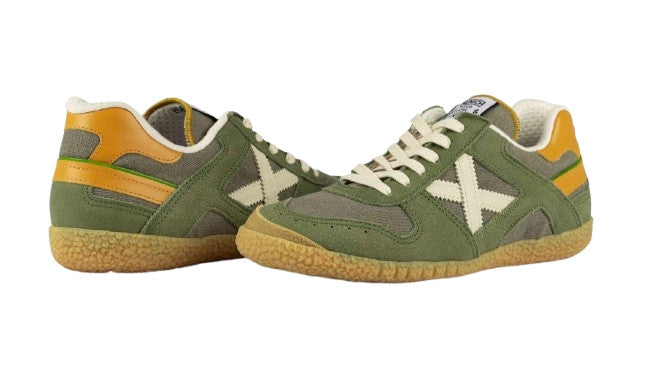 Sneaker Uomo Munich Goal verde army US25MU02 1609