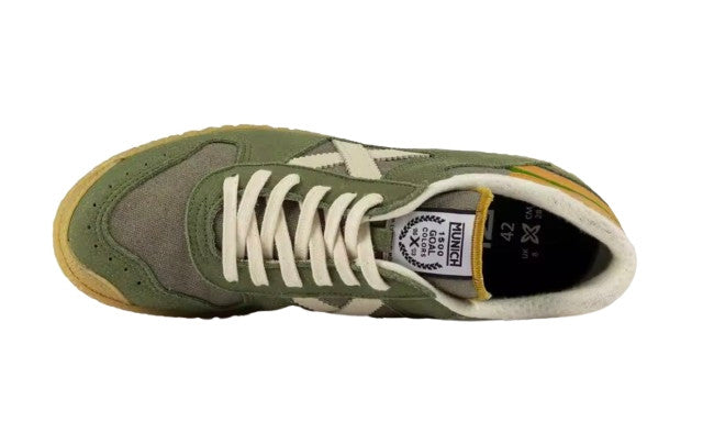 Sneaker Uomo Munich Goal verde army US25MU02 1609