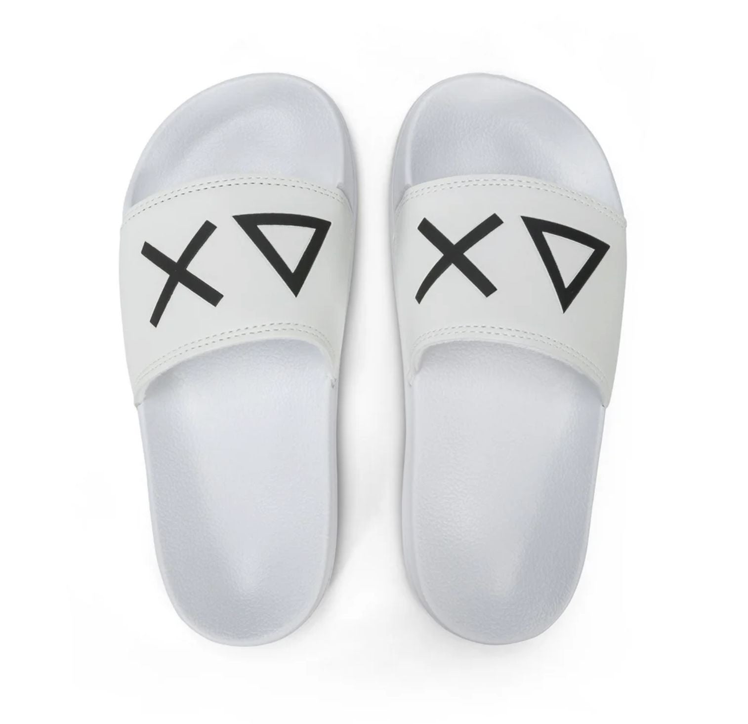 Slippers logo Sun68 bianco boy's ZS25SU20 X35302