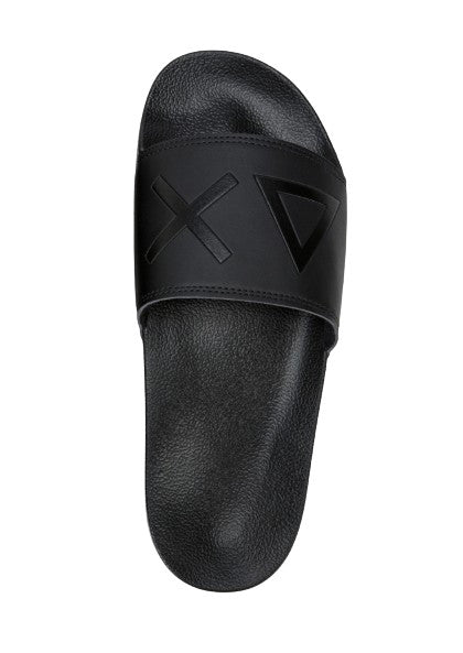 Slippers logo Sun68 nero boy's ZS25SU26 X35302