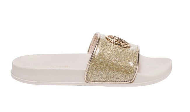 Slipper U.S. POLO  Ivy002A gold DS25UP13