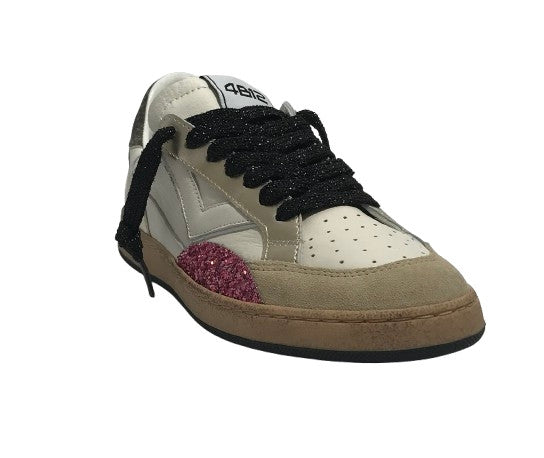 Sneaker donna 4B12 platinum/ pink D26QB02 PLAYNEW-D225