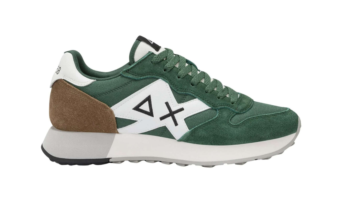 Sneaker Uomo Sun68 Jaki Solid verde scuro U26SU12 Z45113